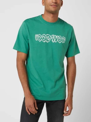 T-shirt z logo model ‘Bobby’ Wood Wood