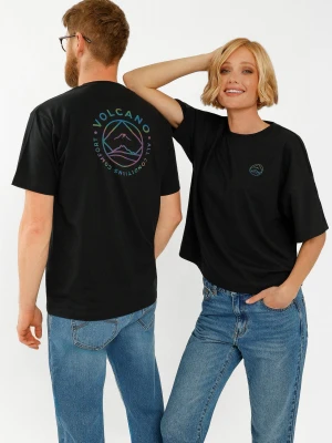 T-shirt z logo na plecach T-ELD Volcano