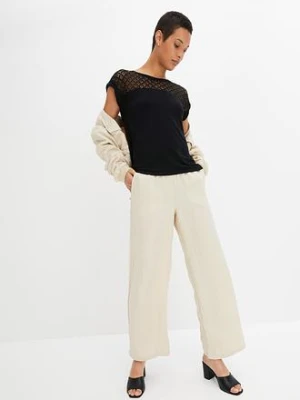 T-shirt z miękkiej mieszanki wiskozy bonprix