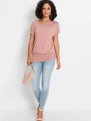 T-shirt z miękkiej mieszanki wiskozy bonprix