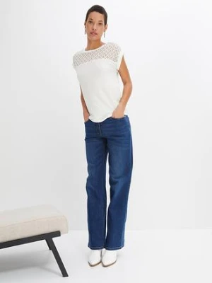 T-shirt z miękkiej mieszanki wiskozy bonprix