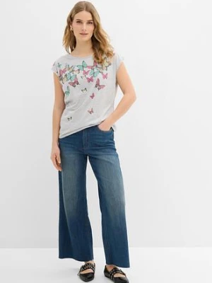 T-shirt z miękkiej mieszanki wiskozy bonprix