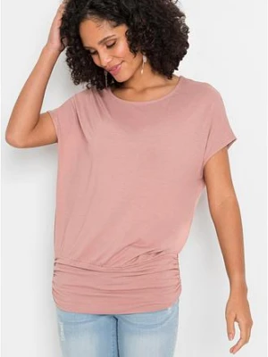 T-shirt z miękkiej mieszanki wiskozy bonprix