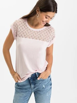 T-shirt z miękkiej mieszanki wiskozy bonprix