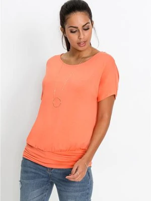 T-shirt z miękkiej mieszanki wiskozy bonprix