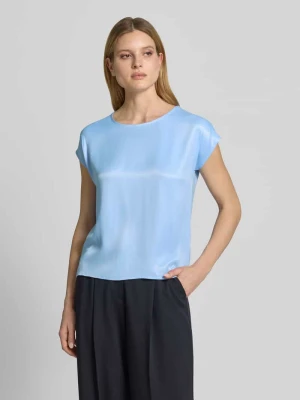 t-shirt z mieszanka wiskozy z krótkie rękawy MORE & MORE