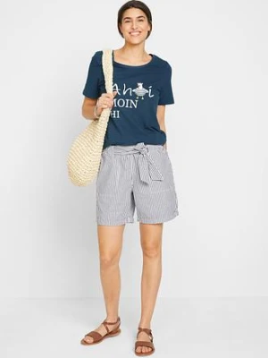 T-shirt z mieszanki bawełny bonprix