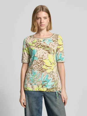 t-shirt z mieszanki bawełny i modalu we wzorze na całej powierzchni Betty Barclay