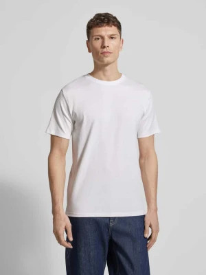 T-shirt z mieszanki bawełny, krój regular fit, model 'SPENCER' Selected Homme