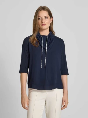 T-shirt z mieszanki bawełny z tunelem Marc Cain