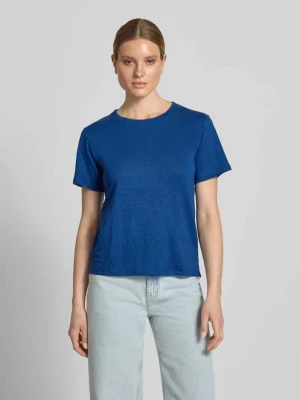 Zdjęcie produktu T-shirt z mieszanki lnu, krój regular fit, model 'PELOTA' Weekend Max Mara