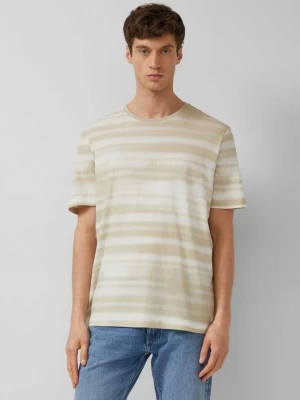 T-shirt z mieszanki lnu z nadrukiem na całej powierzchni s.Oliver