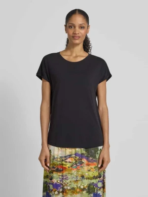 T-shirt z mieszanki modalu z okrągłym dekoltem Christian Berg Woman