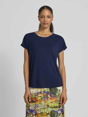 T-shirt z mieszanki modalu z okrągłym dekoltem Christian Berg Woman