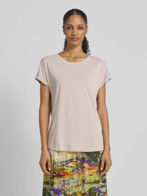 T-shirt z mieszanki modalu z okrągłym dekoltem Christian Berg Woman