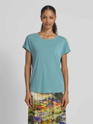 T-shirt z mieszanki modalu z okrągłym dekoltem Christian Berg Woman