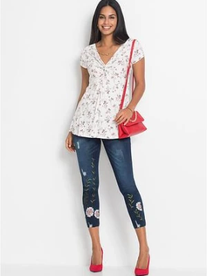 T-shirt z mieszanki wiskozy bonprix