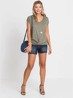 T-shirt z mieszanki wiskozy bonprix