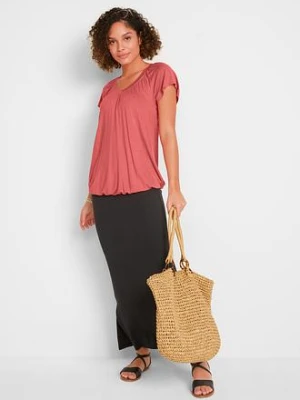 T-shirt z mieszanki wiskozy bonprix