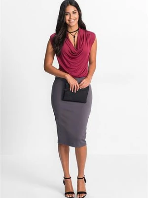 T-shirt z mieszanki wiskozy bonprix