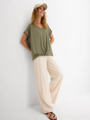 T-shirt z mieszanki wiskozy bonprix