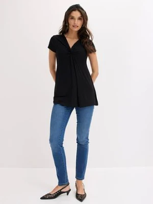 T-shirt z mieszanki wiskozy bonprix