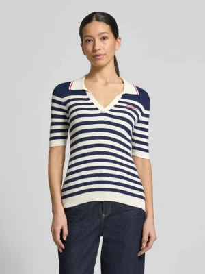 T-shirt z mieszanki wiskozy w Imitacja dzianiny Model 'Kolo' Joop!