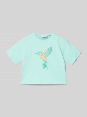 T-shirt z motywem i rękaw o dł. 1/2 Mayoral