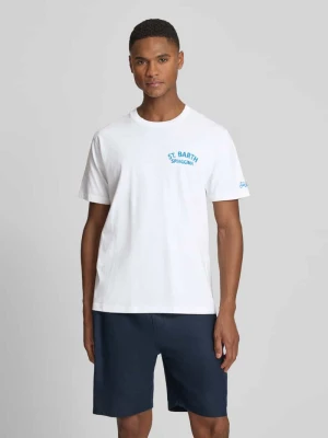 T-shirt z nadrukami logo model 'PORTLAND' MC2 Saint Barth