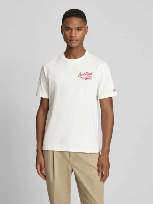 T-shirt z nadrukami logo model 'PORTLAND' MC2 Saint Barth