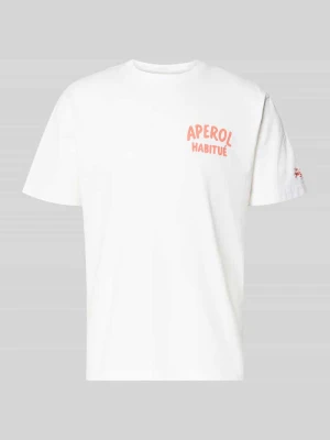 T-shirt z nadrukami logo model 'PORTLAND' MC2 Saint Barth