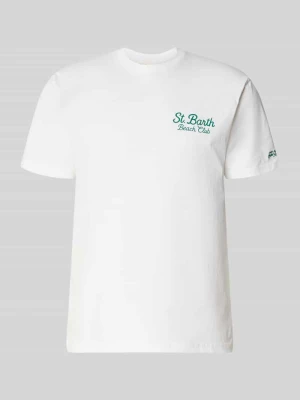 T-shirt z nadrukami logo model 'PORTLAND' MC2 Saint Barth