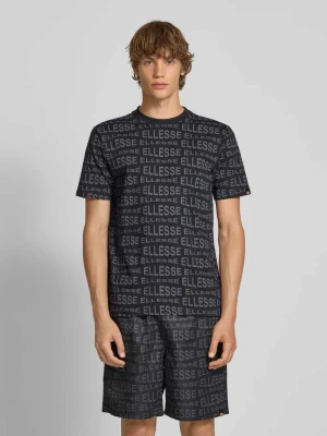 T-shirt z nadrukami z logo model ‘DISTORTA’ Ellesse
