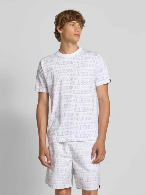 T-shirt z nadrukami z logo model ‘DISTORTA’ Ellesse