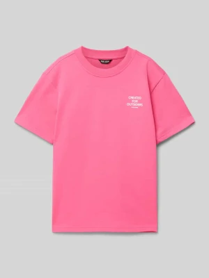 T-shirt z nadrukami z napisem model ‘GAZJAN’ CARS JEANS
