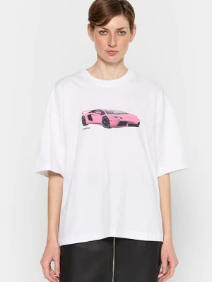 T-shirt z nadrukiem 2nd Day biały