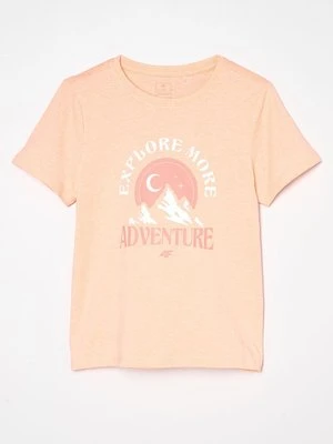 T-shirt z nadrukiem 4F