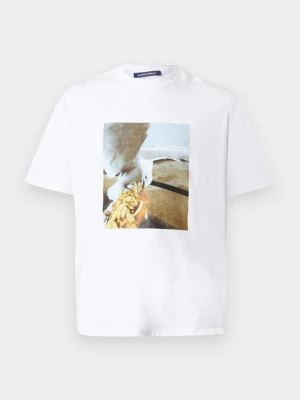 T-shirt z nadrukiem A-Cold-Wall biały