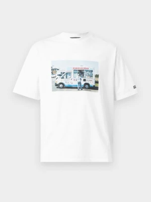 T-shirt z nadrukiem A-Cold-Wall biały