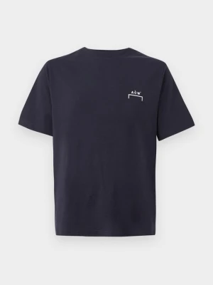 T-shirt z nadrukiem A-Cold-Wall niebieski