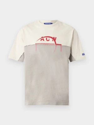 T-shirt z nadrukiem A-Cold-Wall szary