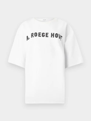 T-shirt z nadrukiem A. Roege Hove biały