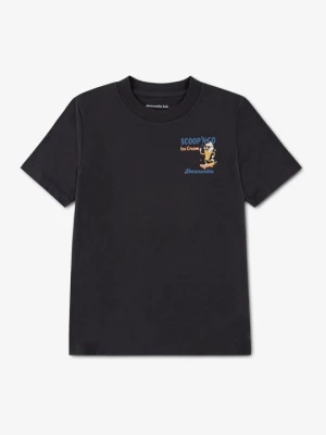 T-shirt z nadrukiem Abercrombie & Fitch czarny