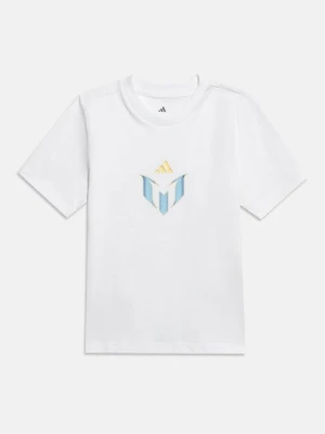T-shirt z nadrukiem Adidas biały