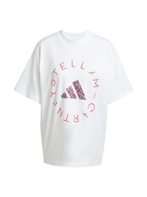 T-shirt z nadrukiem adidas by stella mccartney