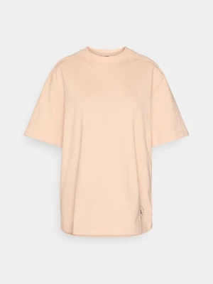 T-shirt z nadrukiem Adidas by Stella McCartney jasnoróżowy