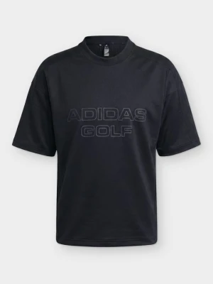 T-shirt z nadrukiem Adidas czarny