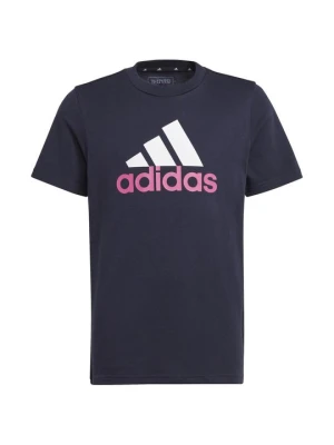T-shirt z nadrukiem Adidas czarny