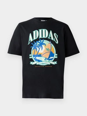 T-shirt z nadrukiem adidas Originals czarny