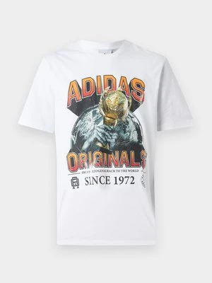 T-shirt z nadrukiem adidas Originals biały